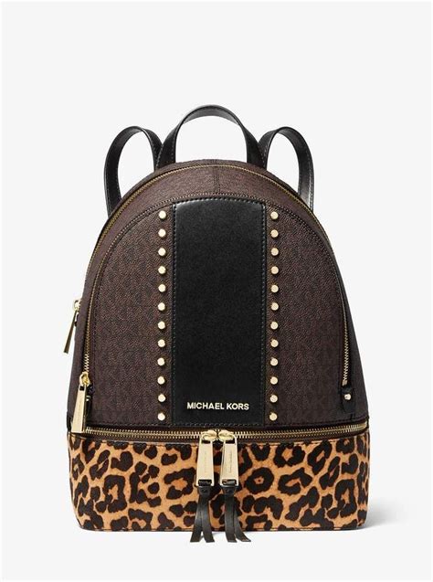 michael kors rhea leopard|MICHAEL Michael Kors .